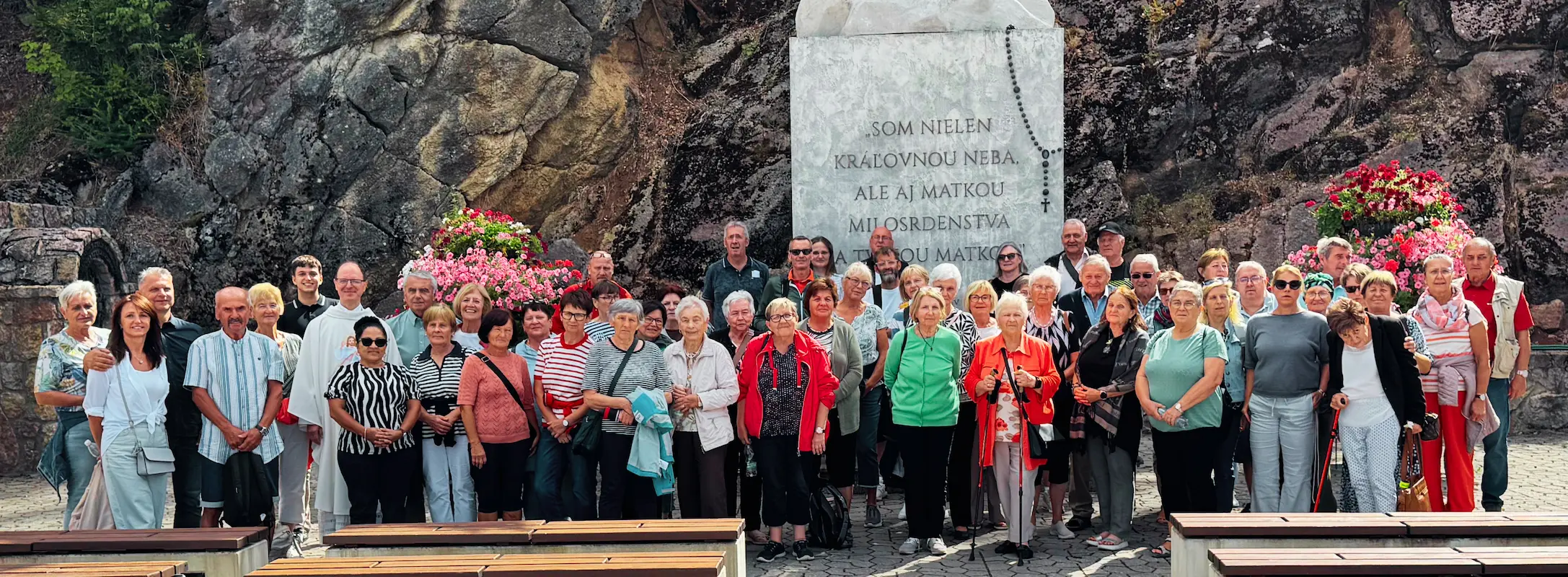 Gruppenfoto der Wallfahrer