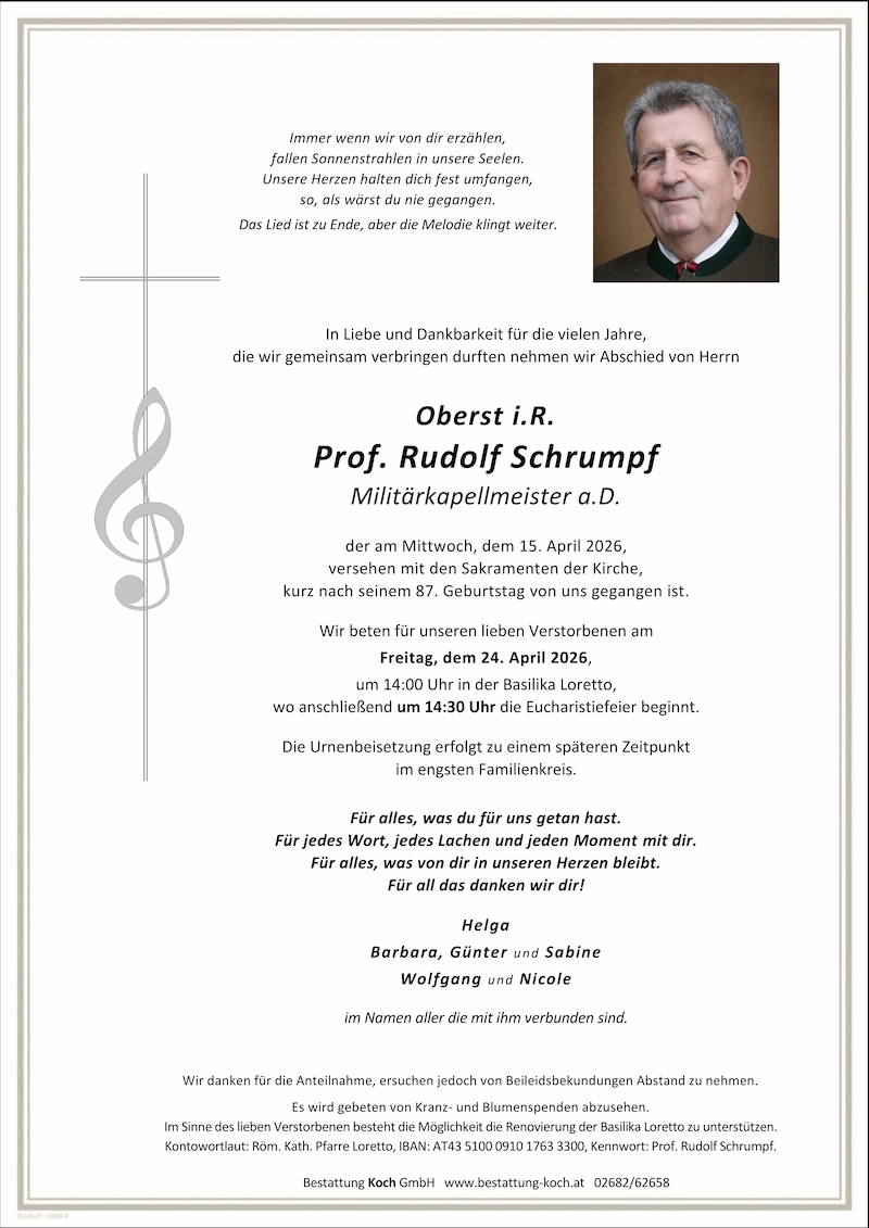 Prof. Rudolf Schrumpf